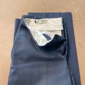 LL BEAN COTTON/POLY BLEND DRESS PANTS 30x30